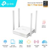 BỘ PHÁT WIFI TP-LINK ARCHER C24 (Chuẩn AC/ AC750Mbps/ 4 Ăng-ten ngoài/ 25 User)