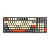 BÀN PHÍM GAMING KHÔNG DÂY E-DRA EK398L - Alpha (Gray + Off White)