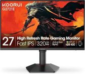 MÀN HÌNH GAMING KOORUI G2721E ( 27 inch/ QHD/ IPS/ 320Hz/ 99% sRGB)
