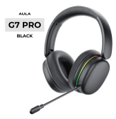 TAI NGHE GAMING 3 MODE AULA G7 PRO - 5323 (Phiên bản màu Đen)