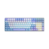 BÀN PHÍM AULA GIẢ CƠ GAMING 3 MODE S100 PRO - 5762 (Phiên bản Xanh dương+trắng+tím/ Red switch)