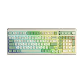 BÀN PHÍM AULA GIẢ CƠ GAMING 3 MODE S99 - 6944 (Phiên bản Xanh lá + Be)