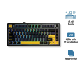 BÀN PHÍM CƠ GAMING AULA 3 MODE F75 (E6913) (Phiên bản Đen + Xanh đậm + Cam/ Reaper Switch)